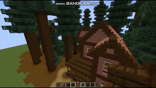 КАК ПОСТРОИТЬ кирпичный дом (СТАРТОВЫЙ ДОМ В МАЙНКРАФТЕ) смотреть онлайн