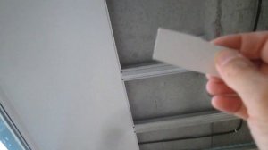 Как одному собрать пластиковый потолок  на металлическом каркасе на застеклённом балконе! От А до Я