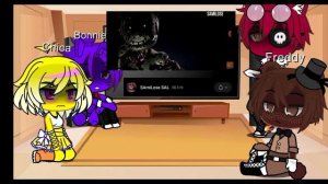 Fnaf 1 React to I'm the purple guy | gacha react ( read desc)