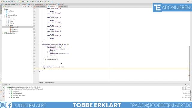 Android Studio: Tic Tac Toe als Android App programmieren! - Java - Android Studio Tutorial Deutsch смотреть онлайн
