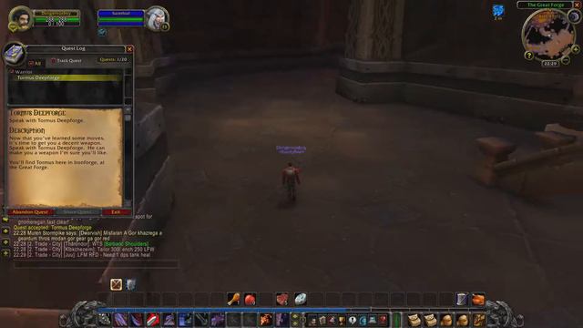 World Of Warcraft Classic: Tormus Deepforge - Quest ID 1680 (Gameplay/Walkthrough)