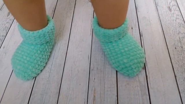 Все дети в восторге от этих носочков! Носки крючком для начинающих.