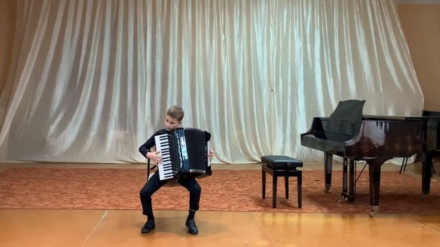 Малкин Дима. А.Бызов - Сюита, Ш.Комиллери - испанский танец «Долорес» смотреть онлайн