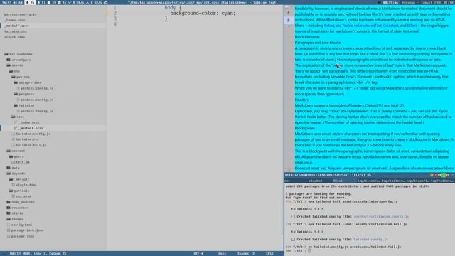 HOW TO: setup tailwindcss for a Hugo project (with Sass support!!!) смотреть онлайн