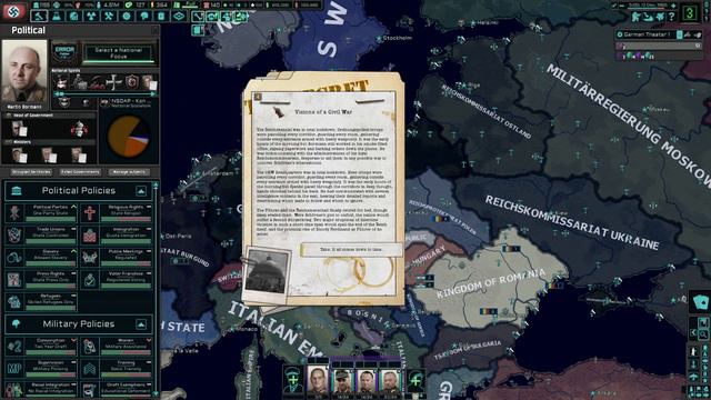 HOI4-TNO-TT-GGR-NSDAP-MB-#10-Regaining Kaukasien, Schoerner Is Removed, Lie's Norwegen Returns смотреть онлайн
