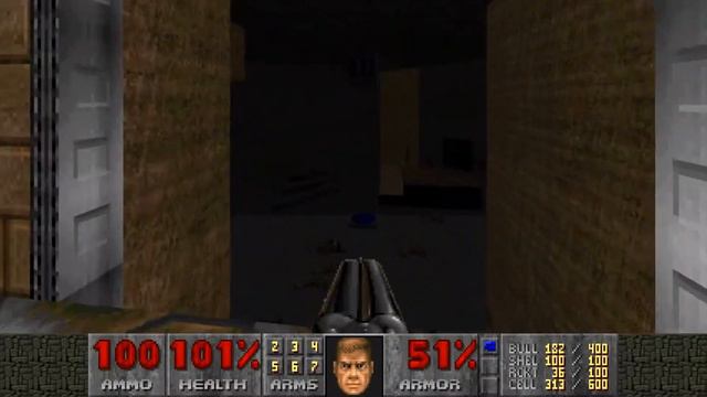 Doom 2 [E1M9:Map09]: The Pit - 100% (UV) Walkthrough смотреть онлайн