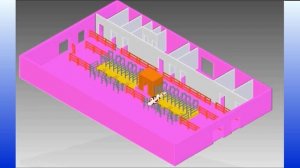 Доильный зал турникет