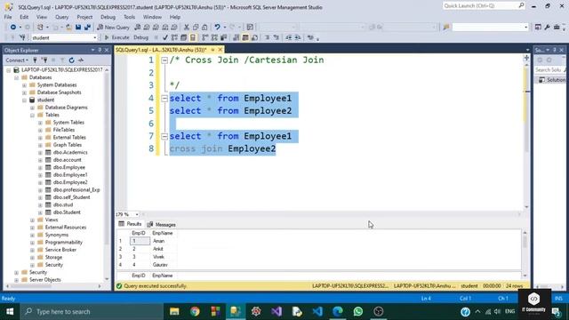 Cross Join | Cartesian Join | Cross Join in SQL | Cartesian Join in SQL| Join in SQL смотреть онлайн