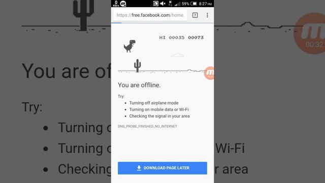 Google. New Hidden Dinosaur Game in Android Google Chrome смотреть онлайн