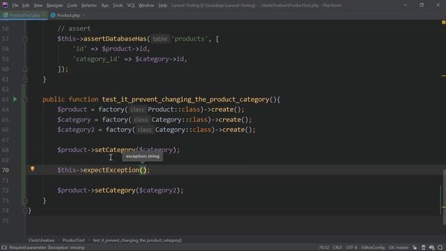 008 - Laravel Testing [Arabic] - Expect Exceptions смотреть онлайн