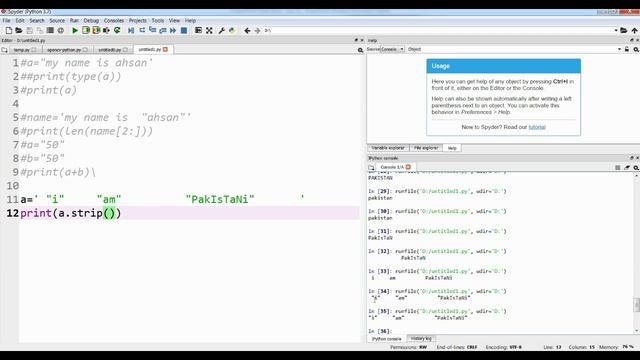 Python Tutorial for Beginners || #5- Python String Functions || Python From Beginning. смотреть онлайн