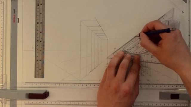 How To Draw Rendered Interior - Using One Point Perspective смотреть онлайн