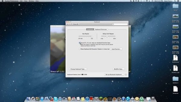 How to Make Minecraft full screen on an apple iMac, macbook, macbook pro etc