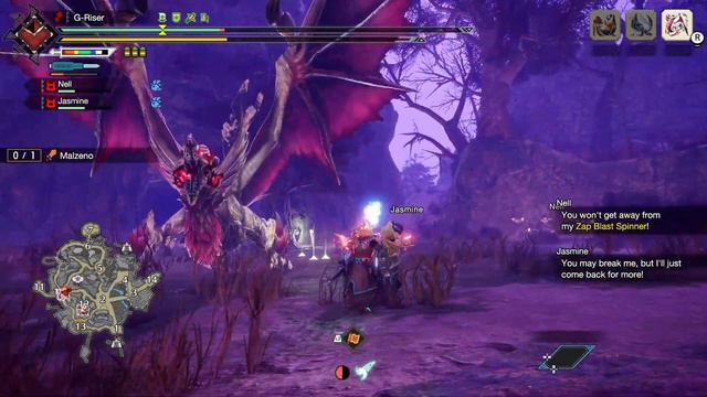 Monster Hunter Rise Sunbreak Malzeno fight and Story cutscene смотреть онлайн