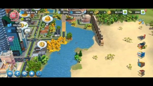 Simcity buildit 2021 | S1 E31 | How to create a river in Simcity buildit?