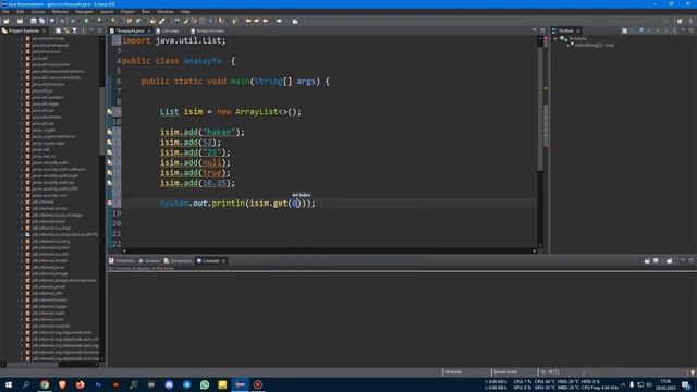 98- Java Dersleri - List Tanıtımı - List Nedir List Kullanımı смотреть онлайн