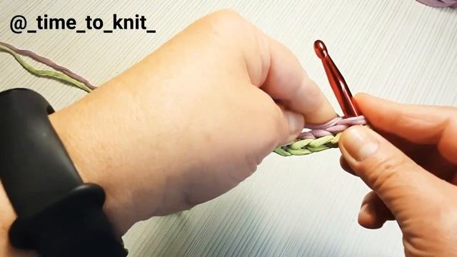 Как связать ручку для сумки крючком #ручкадлясумкикрючком #шнуркрючком смотреть онлайн