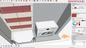 Дизайн маленькой ванной комнаты 97,121 серии. Раскладка плитки. ч. II