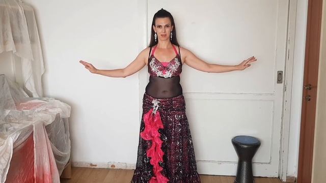 Танцы живота с Машей -видео урок 6. Бедренная тряска Belly dance lesson online -6 -Shimmy смотреть онлайн