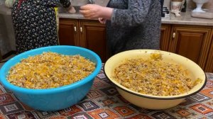 Готовим сушеную домашнюю колбасу/ Дагестанская сушеная колбаса/тыквенная колбаса.