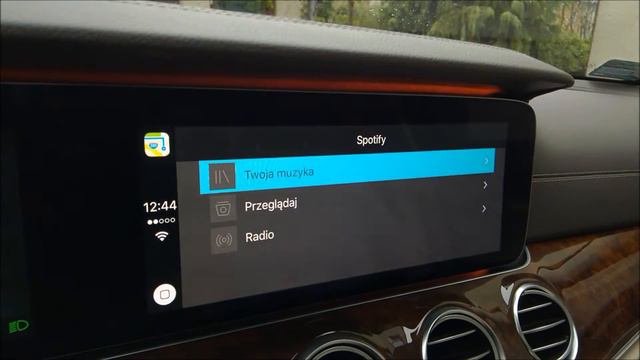 Apple CarPlay - Mercedes Klasy E - 2016 - W213