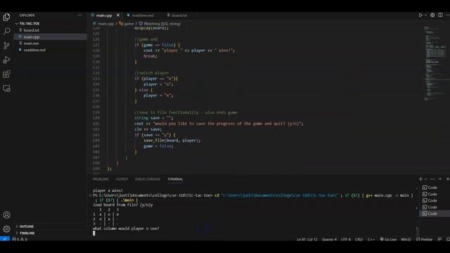 Tic tac toe demonstration смотреть онлайн