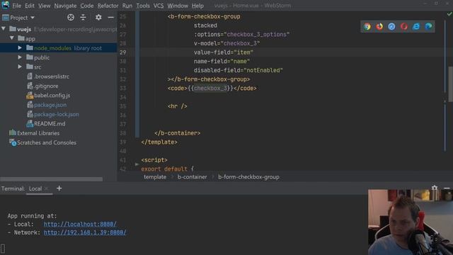 Playground with form checkbox in bootstrap-vue for vuejs - bootstrap-vue tutorial смотреть онлайн