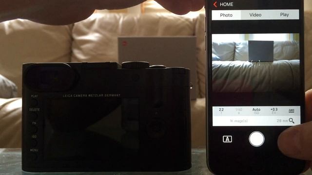 How to set Wi-Fi connection between Leica Q and iPhone. смотреть онлайн