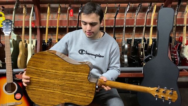 Обзор электроакустической гитары Fender CD-140SCE Dreadnought w/case | SKIFMUSIC.RU смотреть онлайн