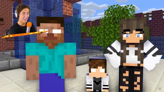 Can You Beat The IMPOSSIBLE Minecraft YOU LAUGH = LOSE CHALLENGE?! смотреть онлайн