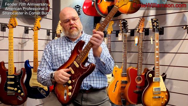 Fender's Comet Burst Blastoff! 70th Anniversary American Pro II Stratocaster Review смотреть онлайн