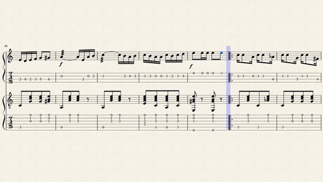 Flaxy Cunninghams Cake Walk - E. H. Frey (1862 - c.1930) - Tablature смотреть онлайн