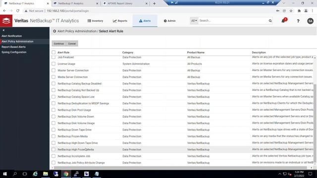 NetBackup IT Analytics Foundation: Alert Policies смотреть онлайн