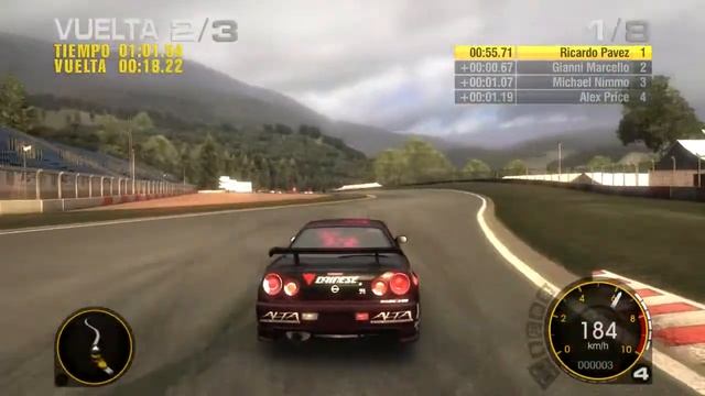 HD 4830 RaceDriver GRID Gameplay 2009 смотреть онлайн