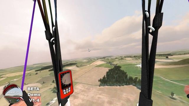 ParaflySim 3D Paragliding Simulator basic thermals смотреть онлайн
