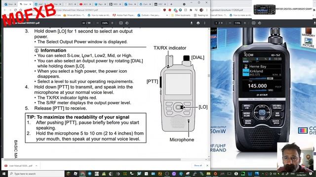 ICOM-ID 52 -CHANGE TRANSMIT POWER смотреть онлайн