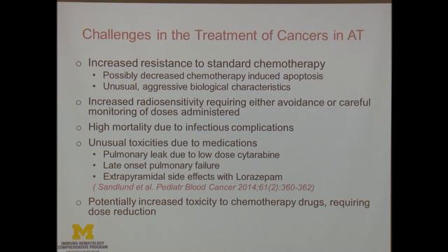 2015 IH Symposium: Immuno-Deficiency and Malignancy in Ataxia Telangiectasia смотреть онлайн
