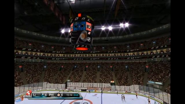 NHL 2K11 Stanley Cup Series: Game 4 - Philadelphia Flyers VS. San Jose Sharks - 2C смотреть онлайн