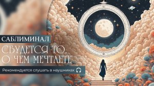 Мечты становятся реальностью! ? Воплощение мечтаний ? Притяжение желаемого ?️САБЛИМИНАЛ ?