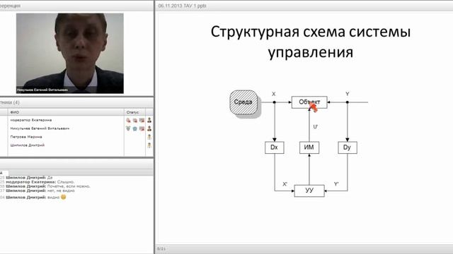 Вебинар «Теория автоматического управления» (часть 1 из 2) смотреть онлайн