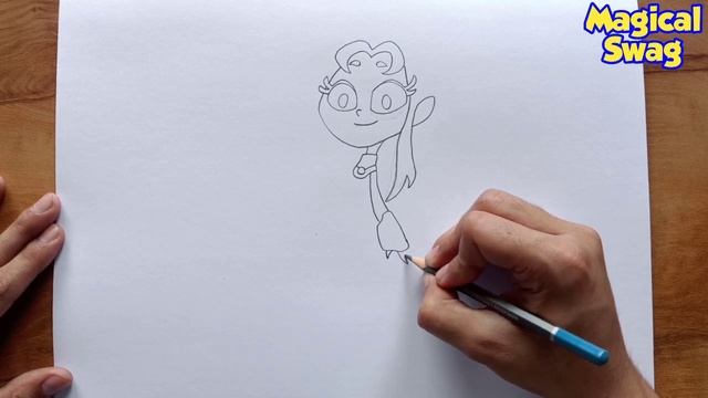 How to draw Starfire from Teen Titans Go Step by Step Easy смотреть онлайн