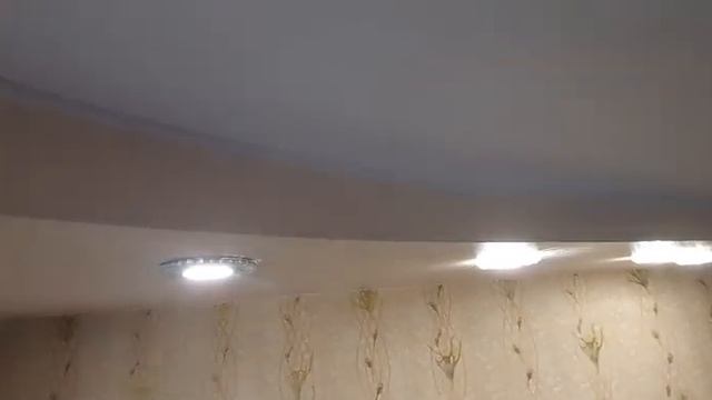 03. 2-ух уровневый потолок. С RGB подсветкой. смотреть онлайн