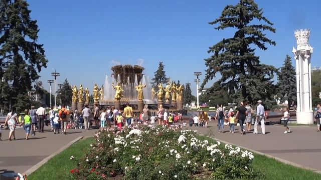 ВДНХ Фонтан "Дружба народов" смотреть онлайн