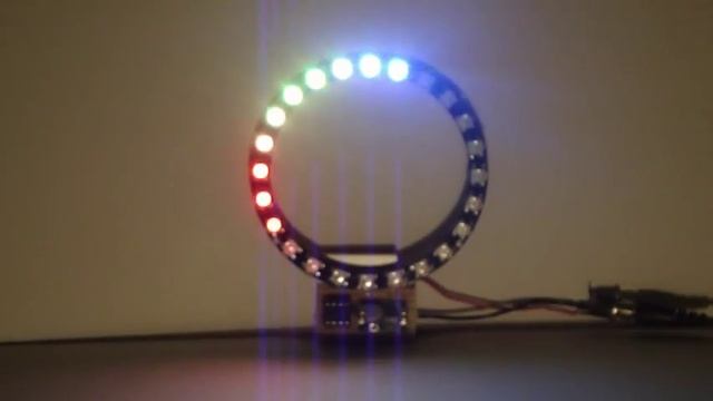 WS2812B LED Ring ATTINY85 8MHz Int. Osc. BASCOM AVR