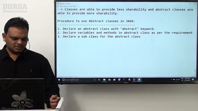 Java Tutorials|| OOPS Containers Abstract Classes Part - 1 || by Nagoor babu смотреть онлайн