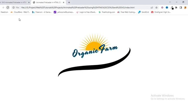 How to Create an Animated Logo Preloader using HTML, CSS and SVG смотреть онлайн
