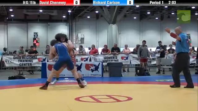 Men 84 KG / 185 lbs - David Chenevey vs. Richard Carlson смотреть онлайн