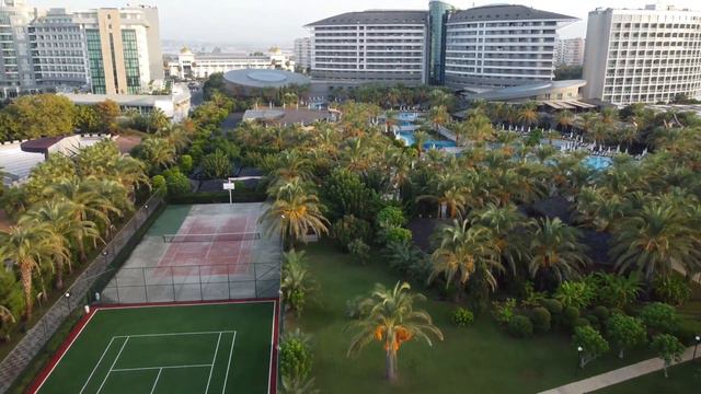 Royal Wings Hotel from Drone Lara Antalya Turkey in 4K смотреть онлайн