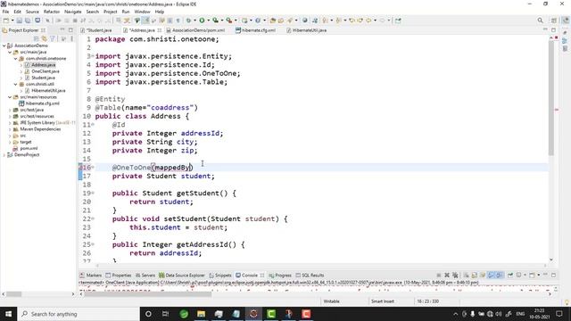 Hibernate Tutorial for beginners | Hibernate Full course - Bidirectional Relationship for oneToOne смотреть онлайн