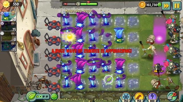Plants vs Zombies 2 - Modern Day Day 9 [Plants Lvl 1 & No Premium] смотреть онлайн